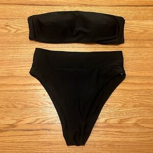 aerie black bikini